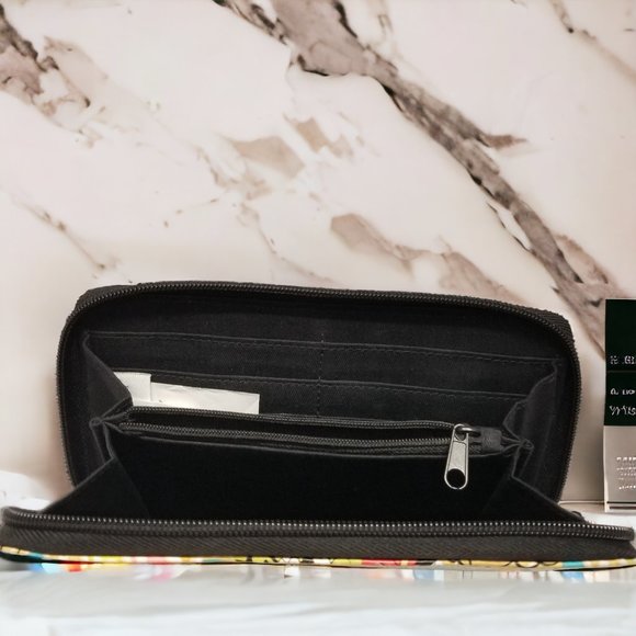 Mickey Mouse & Friends Wallet Colorful Disney Parks Classic Faux Leather Wallet - Picture 4 of 16